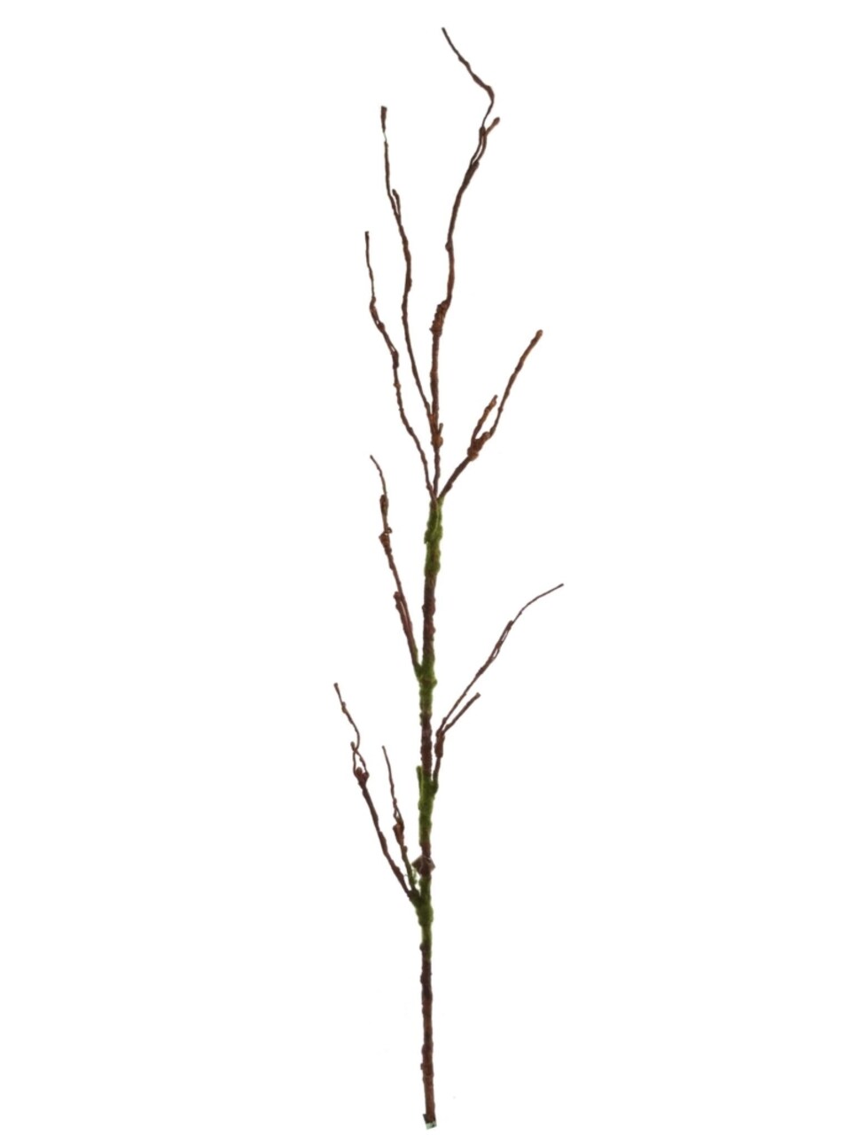Natural Brown Twig Branch with Moss - 24-Pack, Lifelike Rustic Décor, Perfect for Floral Arrangements, Events & Home Displays - Ideal for All Seasons, Floral Home by Artificial Flowers